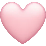 Light pink heart sticker