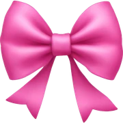 Pink bow sticker