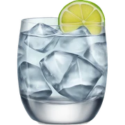 Gin on the rocks sticker