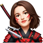 Daring Samurai sticker