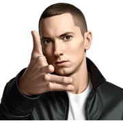 male portrait in jacket sticker
