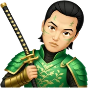 Emerald Samurai sticker