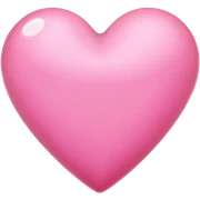 Pink heart sticker