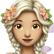 Beautiful fairy sticker