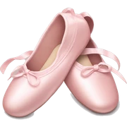 Pale pink ballet shoes sticker