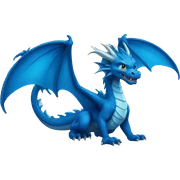 blue dragon sticker