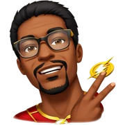 As the flash sticker