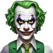 The Joker sadge sticker