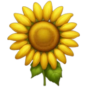 Sun flower sticker