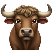 Bull sticker