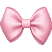 light pink bow on light pink bow sticker