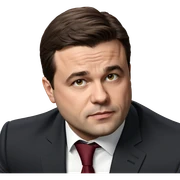 formal portrait of a young man sticker