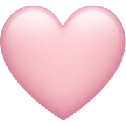 Light pink heart sticker