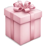 Light pink Christmas gifts under a white Christmas tree  sticker