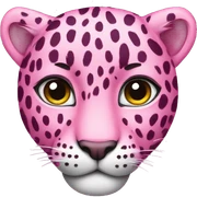 Pink leopard sticker