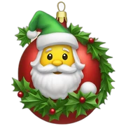Christmas decorations sticker