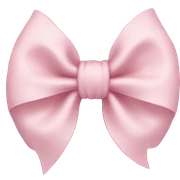 Light pink bows sticker