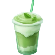 Iced matcha latte sticker