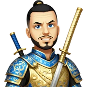 Golden Samurai sticker