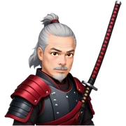 Fierce Samurai sticker
