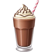 Chocolate milkshake sticker