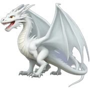 white dragon sticker