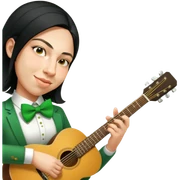Leprechaun Guitarist sticker