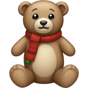 Christmas Teddy Bear sticker