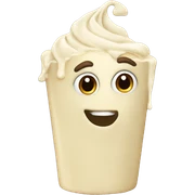 White chocolate  sticker