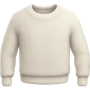 White warm sweater sticker