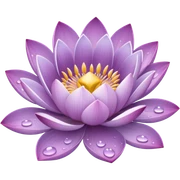 Lilac lotus sticker