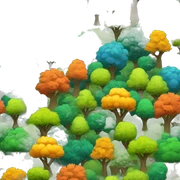 Forest full of color sticker