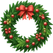 christmas wreath  sticker