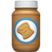 peanut butter jar sticker