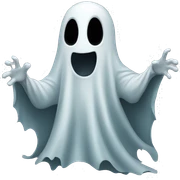 Scary ghost  sticker