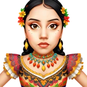 Folkloric Dancer sticker
