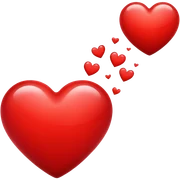 red heart sticker