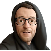 realistic portrait of a man sticker