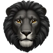 black lion sticker