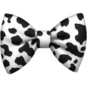 cow print bow  sticker