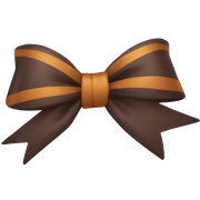 fall bow sticker
