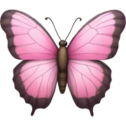 rosa butterfly sticker