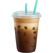 Iced coffee sticker