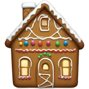 Gingerbread house sticker