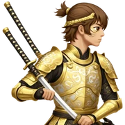 Golden Samurai sticker