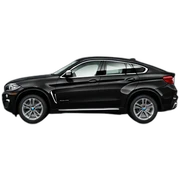 one black bmw x6 sticker