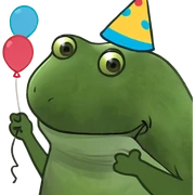 happy birthday sticker