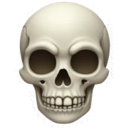 skull hallowee  sticker