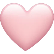 Light pink heart  sticker