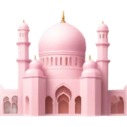 Light pink mosque  sticker
